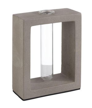 Vase mit Glaseinsatz "ELEMENT"