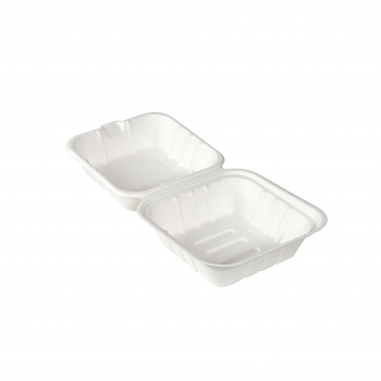 BioPak Menübox mit Deckel, Einteilig, 475ml