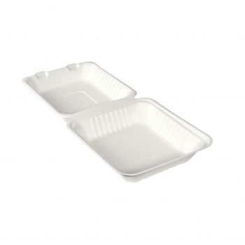BioPak Menübox mit Deckel, Einteilig, 1000ml