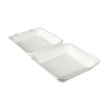 BioPak Menübox mit Deckel, Einteilig, 1200ml