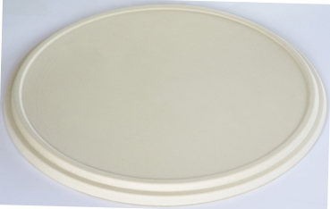 Deckel zu Pizzabox, Bagasse