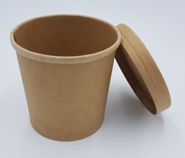 Soup-to Go, 450ml, braun, mit Deckel