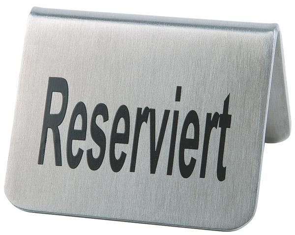 Tischaufsteller, 2er Set "RESERVIERT"
