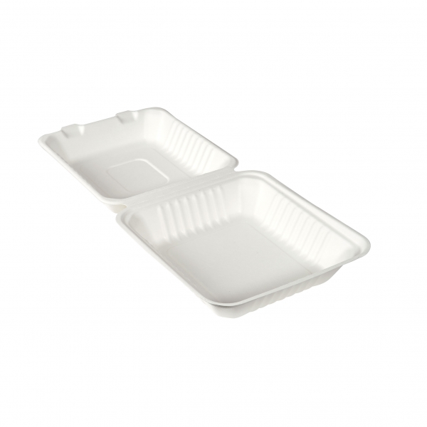 BioPak Menübox mit Deckel, Einteilig, 1000ml