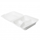 BioPak Menübox mit Deckel, Dreiteilig, 325/70/60ml